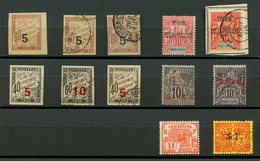 INDOCHINE : Lot 12 Timbres TAXES Et COLIS-POSTAUX. Cote 332€. TTB. - Autres & Non Classés