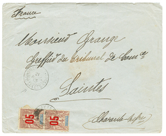 "SAKETE" : 1913 05 S/ 4c (x2) Obl. DAHOMEY SAKETE Sur Enveloppe Pour La FRANCE. TB. - Other & Unclassified