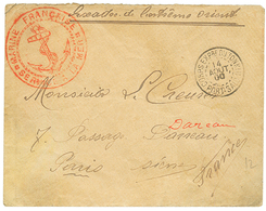 1900 CORPS EXPre TONKIN PORT-SAID + SERVICE A LA MER Rouge + "ESCADRE DE L' EXTREME ORIENT". TTB. - Other & Unclassified