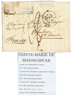 SAINTE MARIE DE MADAGASCAR - PRECURSEUR : 1829 PAYS D' OUTREMER PAR LA ROCHELLE (rare) Sur Lettre Avec Texte Daté "ST MA - Autres & Non Classés