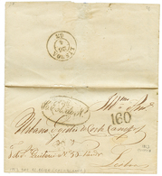 MAROC - PRECURSEUR : 1863 C.EST.DE.N + Taxe 160 Sur Lettre Avec Texte Daté "DAR EL BEIDA (CASABLANCA)" Pour LISBONNE (PO - Other & Unclassified