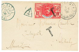 1906 BAKEL SENEGAL Sur Envelope Non Affranchie Pour SELIBABY MAURITANIE, Taxée à L' Arrivée Avec Un Timbre Du SENEGAL Su - Autres & Non Classés
