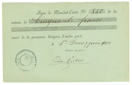 1900 Entier Postal 10c MANDAT CARTE Oblitéré ST DENIS. TB. - Autres & Non Classés