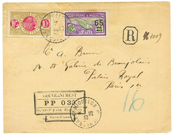 1926 10c + 65 S/ 45c + PP 0 30 Sur Env. RECOMMANDEE De ST PIERRE ET MIQUELON Pour PARIS. TTB. - Other & Unclassified