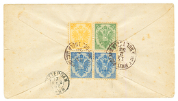 BOSNIA : 1893 P./Stat 5h + RECOM. + Verso 2h + 3h + 10h(x2) Sent REGISTERED From TUZLA To NETHERLANDS. Vf. - Other & Unclassified