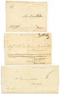1826/37 Lot 3 Entire Letters With Text From STE CROIX (DWI) To MADEIRA, ODENSE And NEW YORK. Nice Lot. Vvf. - Denmark (West Indies)