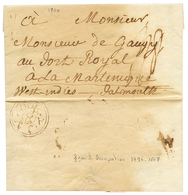 BRITISH Occupation Of MARTINIQUE : 1800 Entire Letter Written In French Datelined From LONDON To FORT ROYAL MARTINIQUE.  - Autres & Non Classés