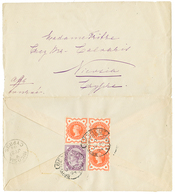 GB Used In SYRIA : 1894 GREAT BRITAIN 1/2p(x3) + 1d Canc. BEYROUTH BRITISH POST OFFICE On Reverse Of Envelope To NICOSIA - Other & Unclassified