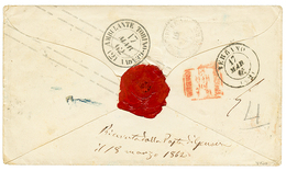 "VERBANO N°2" : 1862 PRUSSIA P./Stationery 3sgr + 2sgr (postal Stationery Cut) Canc. BERLIN + AFFR. INSUF. + "6" Tax Mar - Autres & Non Classés