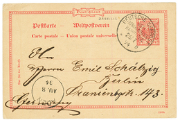 " ZANZIBAR" : 1894 GERMANY P./Stat 10pf Datelined "ZANZIBAR " Canc. DEUTSCHE SEEPOST/ OST/ AFRIKANISCHE/HAUPTLINIE + ADE - Other & Unclassified