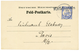 "KALKFONTEIN" : 1912 20pf Canc. KALKFONTEIN On FELD POSTKARTE. Vvf. - Autres & Non Classés