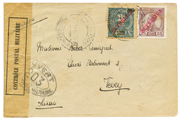 SAO THOME : 1918 25r + 65r On Censored Envelope To SWITZERLAND. Vf. - Other & Unclassified