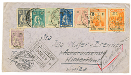 SAO THOME : 1919 Rare REGISTERED Envelope To SWITZERLAND. Vvf. - Other & Unclassified