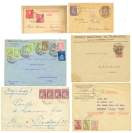 PORTUGUESE COLONIES : Lot 6 Interesting Franking (ANGOLA, GUINEA, SAO THOME). Vvf. - Other & Unclassified