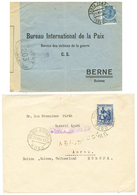 SPANISH GUINEA : 1917 25c FERNANDO-POO + CENSOR And 1937 50c Canc. GUINEA ESPAGNOLA KOGO. Vvf. - Autres & Non Classés