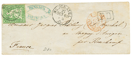 1861 STRUBEL 40r With 4 Nice Margins On Envelope From NEUCHATEL To FRANCE. Vf. - Autres & Non Classés
