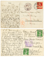 "DESTINATION KOREA" : 1912/25 Lot 2 Card From SWITZERLAND To SEOUL KOREA. Vvf. - Autres & Non Classés