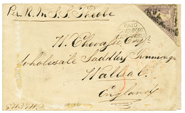 CAPE OF GOOD HOPE : 1860 6d Lilac 3 Close To Large Margins + PAID DEVONPORT CAPE-PACKET On Envelope To ENGLAND. Some Fau - Cap De Bonne Espérance (1853-1904)