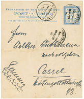 1916 P./Stat 1c (with Full Text) Canc. COOK ISLANDS To GERMANY. Vvf. - Cook Islands