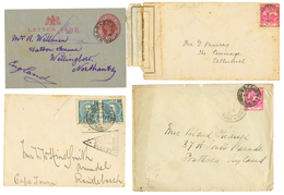 BOER WAR - CENSOR Mark : 1900/01 Lot 9 Interesting Covers With CENSOR. Nice Lot. Vf. - Unclassified