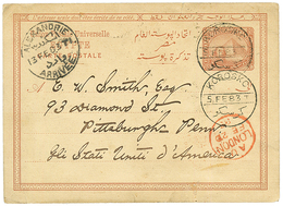 "KOROSKO" : 1883 P./Stat 20 Para Canc. KOROSCO To PITTSBURGH (USA). Vvf. - Autres & Non Classés