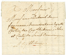 1767 Entire Letter From PARIS (FRANCE) To CAP THIBERON , SAINT DOMINGUE. Vvf. - Haiti