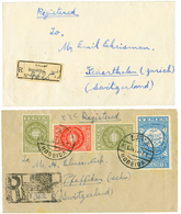 1933/34 Lot 2 Interesting REGISTERED Covers From HODEIDA To SWITZERLAND. Vvf. - Yémen