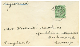 1895 INDIA 2a 6p Canc. ZANZIBAR On Envelope To ENGLAND. Verso, ADEN. Superb. - Altri & Non Classificati