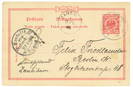 " ZANZIBAR" : 1894 GERMANY P./Stat 10pf Datelined "ZANZIBAR " Canc. DEUTSCHE SEEPOST/ OST/ AFRIKANISCHE/HAUPTLINIE + Bri - Altri & Non Classificati