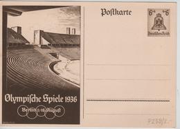 228PR/ Deutsches Reich Ganz.Pk Olympische Spiele 1936 Berlin 1-16 August  MINT - Zomer 1936: Berlijn