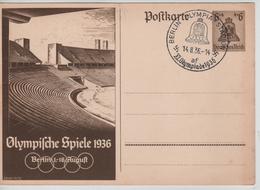 229PR/ Deutsches Reich Ganz.Pk Olympische Spiele 1936 Berlin 1-16 August  C.Berlin Olympia-Stadium 14/8/36  MINT - Ete 1936: Berlin