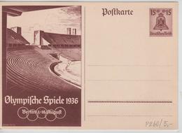 231PR/ Deutsches Reich Ganz.Pk Olympische Spiele 1936 Berlin 1-16 August - Estate 1936: Berlino