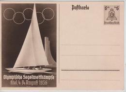 233PR/ Deutsches Reich Ganz.Pk Olympische Spiele 1936 Segelwettkämpfe MINT - Estate 1936: Berlino