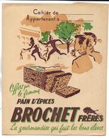 PROTEGE-CAHIERS - PAIN D'EPICES BROCHET Frères - Sucreries & Gâteaux