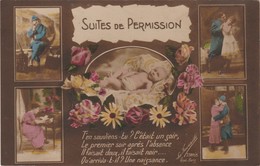 THEME  MILITAIRE   SUITES DE PERMISSION - Humoristiques