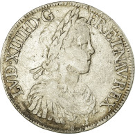 Monnaie, France, Louis XIV, Écu à La Mèche Longue, Ecu, 1651, Paris, TB - 1643-1715 Louis XIV The Great