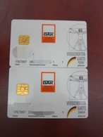 Versicherten Karte,DAK Chip Cards, Two Different Chip - Altri & Non Classificati