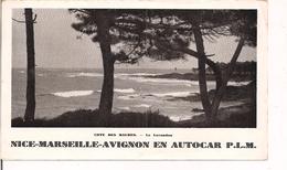 Horaires De Nice-Marseille-Avignon En Autocar PLM - 1927 - - Europe