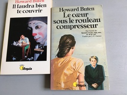 2 Livres De Howard Buten (Point Virgule) : Le Coeur Sous Le Rouleau Compresseur (1984) & Il Faudra Bien De Couvrir (1992 - Bücherpakete