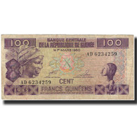 Billet, Guinea, 100 Francs, 1960-03-01, KM:30a, TB - Guinea