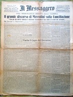 Il Messaggero Del 14 Maggio 1929 Mussolini Conciliazione Vaticano Territori Duce - Guerre 1914-18