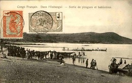 CONGO - Carte Postale - Oubangui Chari - Sortie Des Pirogues Et Des Baleinières - L 53193 - Congo Français - Autres