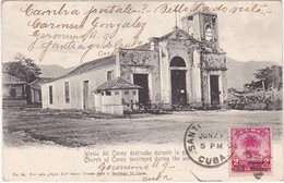 Cuba : SANTIAGO-de-CUBA : Church Of Caney Destroyed During The War - église De Caney - Iglesia Del Caney - 1905 - - Cuba