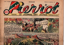 Pierrot N°38 Un Saphi - Hydroscale 13 - Scaphandres Spéciaux - Le Hérisson - Buffalo Bill Traquait Les Indiens De 1938 - Pierrot