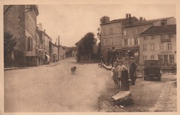 Rare Cpa Cirey Rue Du Maréchal Foch Belle Animation - Cirey Sur Vezouze