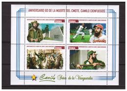 2019 60th Anniversary Of Death Of Camilo Cienfuegos Minisheet   MNH - Oblitérés