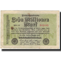 Billet, Allemagne, 10 Millionen Mark, KM:106c, TTB - 10 Mio. Mark