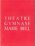 Programme Théâtre Du Gymnase Marie Bell - Pièce Le Vison Voyageur Avec Poiret Et Serrault 1969 - Programma's