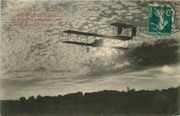 MEETING AVIATION DE LA BAIE DE SEINE  TROUVILE  LE HAVRE  Biplant Regagnant Le Champ D'aviation - 1914-1918: 1ra Guerra
