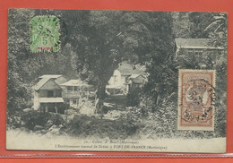 MARTINIQUE CARTE POSTALE AFFRANCHIE DE 1909 DE FORT DE FRANCE - Covers & Documents